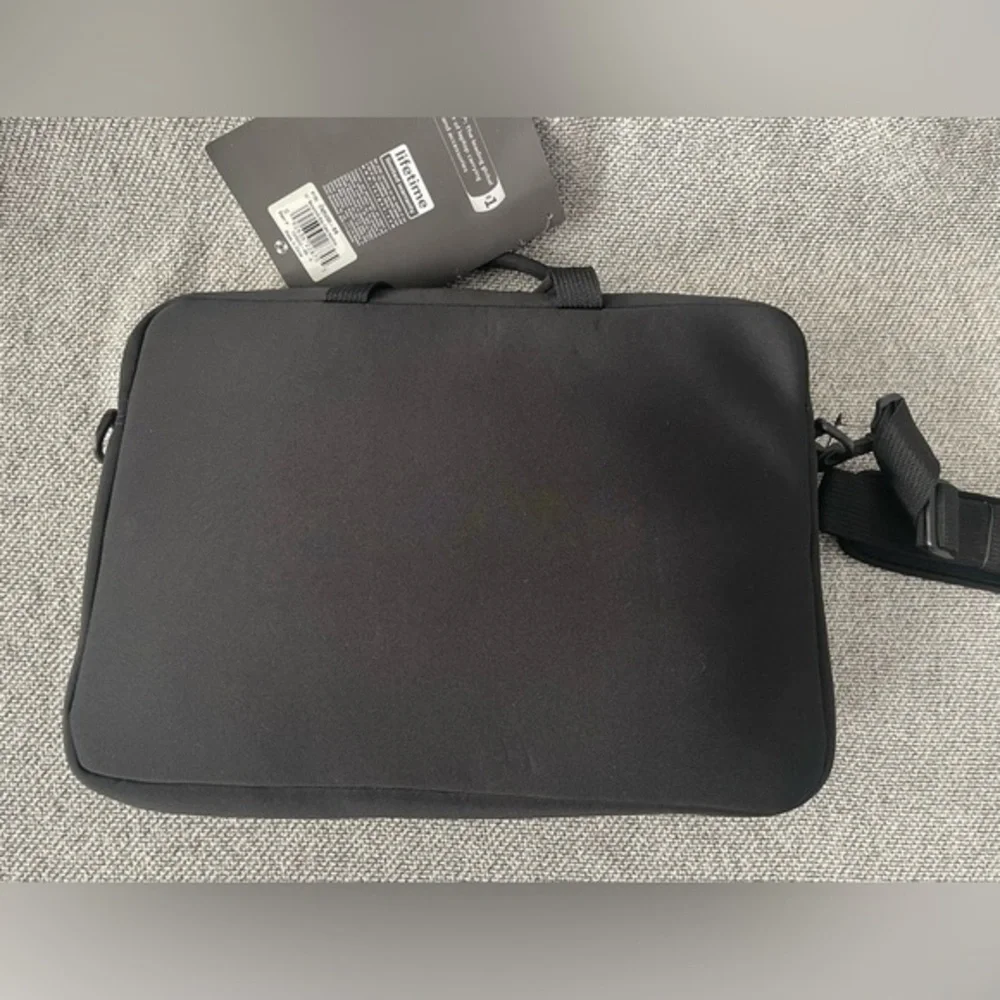 Targus Black and Gray Laptop Bag with Front Flap Closure